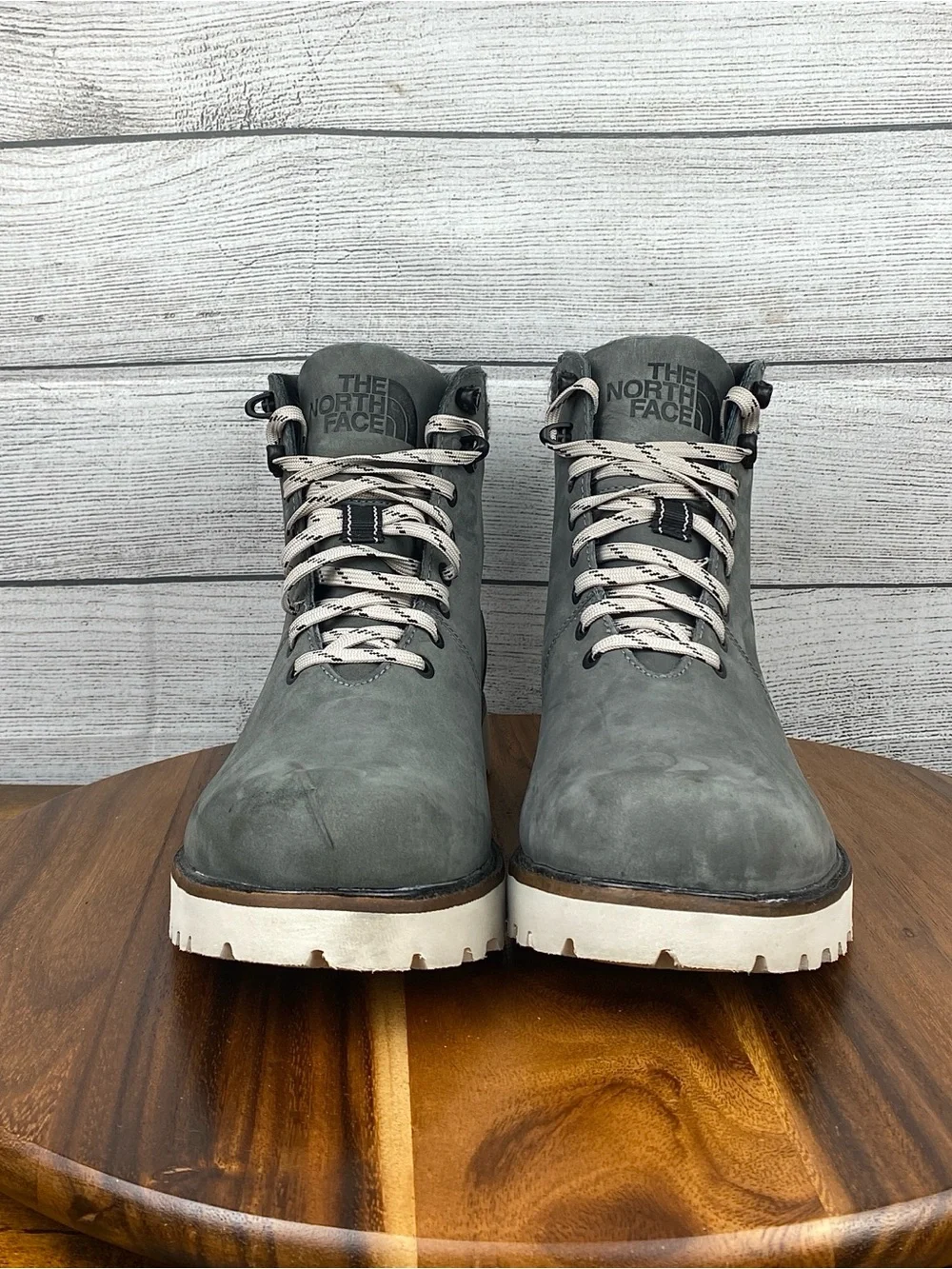 The North Face Work to Wear Lace II Waterproof Boots Grey Men’s Shoe Size 11